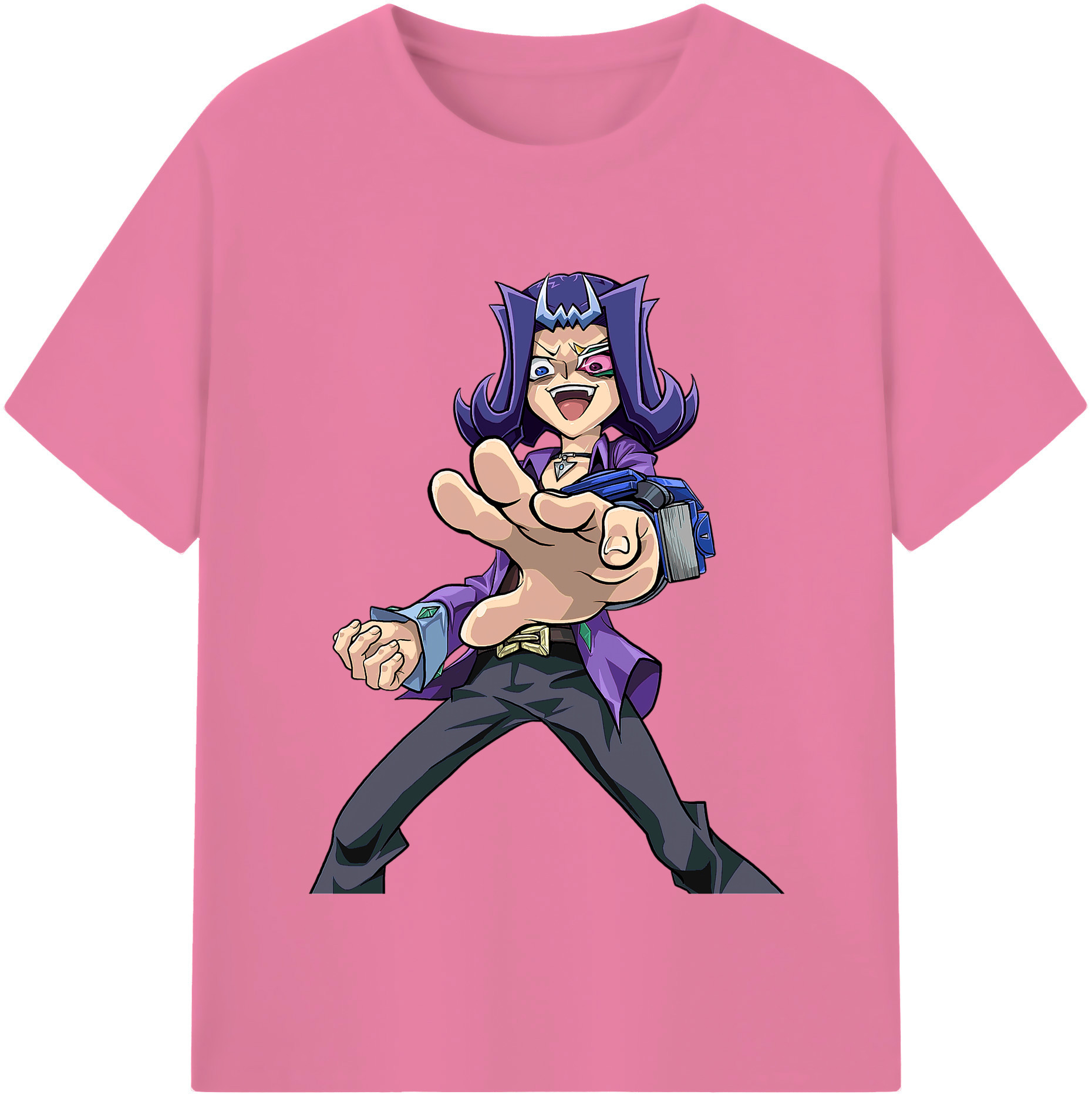 （画像用） 遊☆戯☆王 Yu-Gi-Oh! 綿100％半袖Tシャツ（フロントプリント）